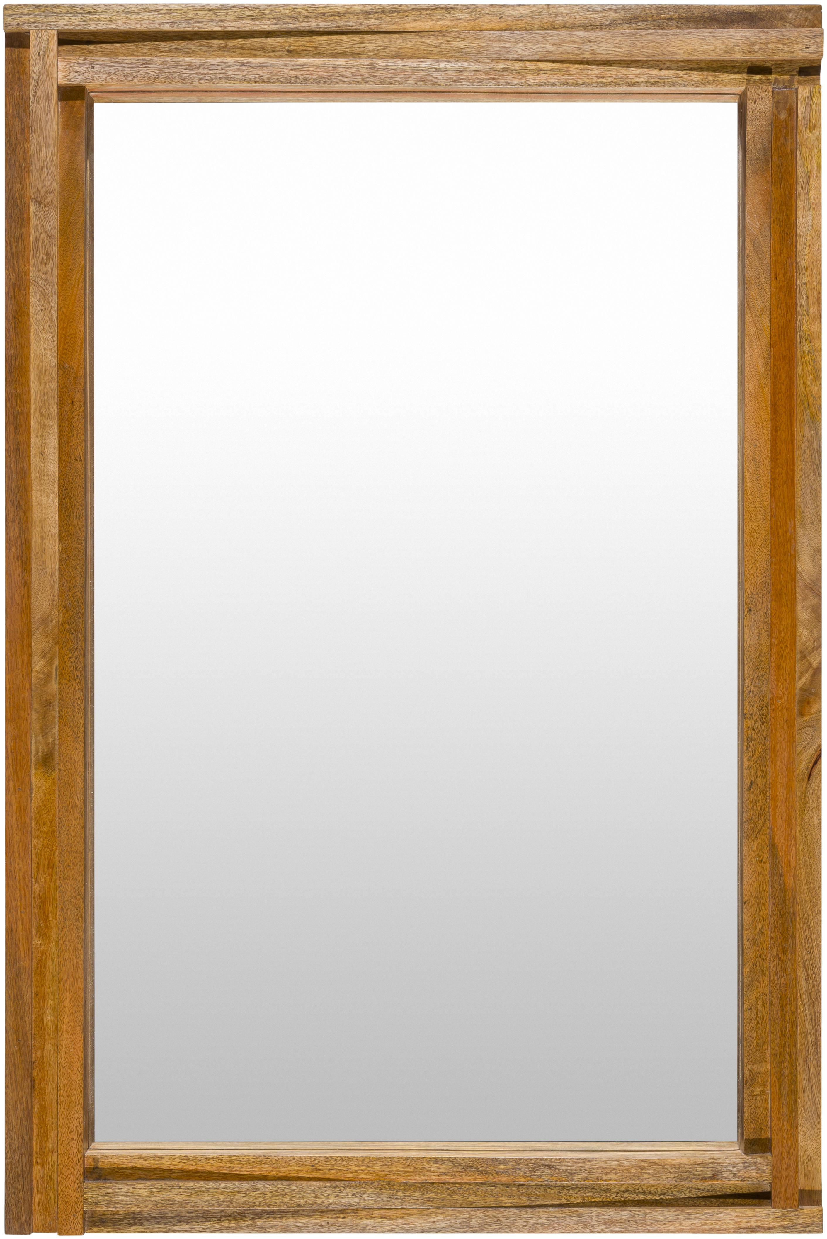 Auckland Brown 51"H x 34"W x 2"D Accent Mirror - Image 0