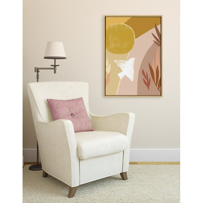 Sunrise Dove' by Kate Aurelia Studio-Floater Frame Painting Print on Canvas, 23" x 33" - Image 3