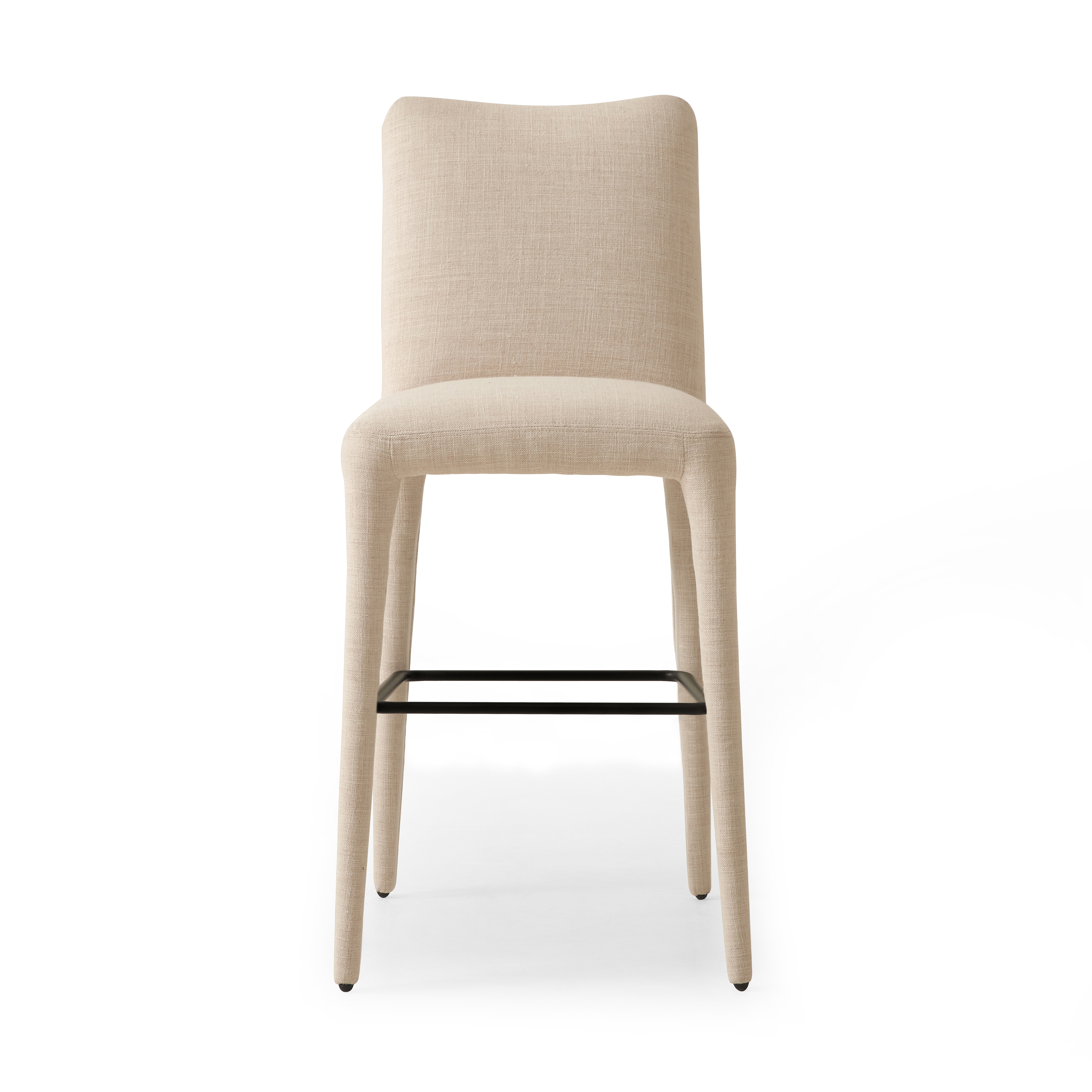 Monza Stool - Mixt Linen Natural - Image 2