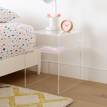 Acrylic Nightstand, WE Kids - Image 1