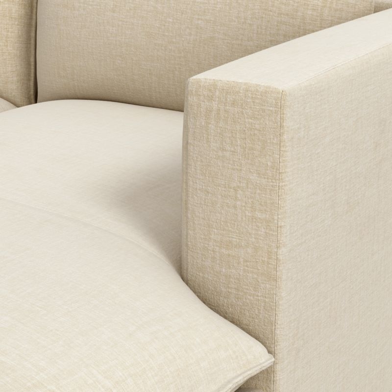 Lotus Deep Modular Right-Arm Chaise Lounge Sectional Piece - Image 1