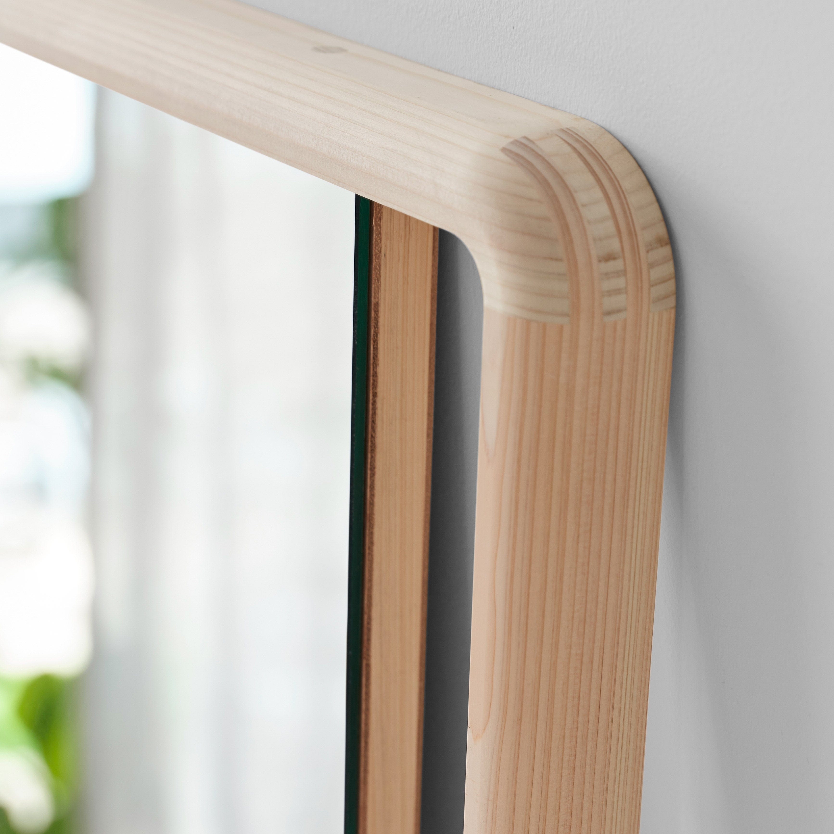The Citizenry Hinoki Wood Wall Mirror | Natural - Image 4
