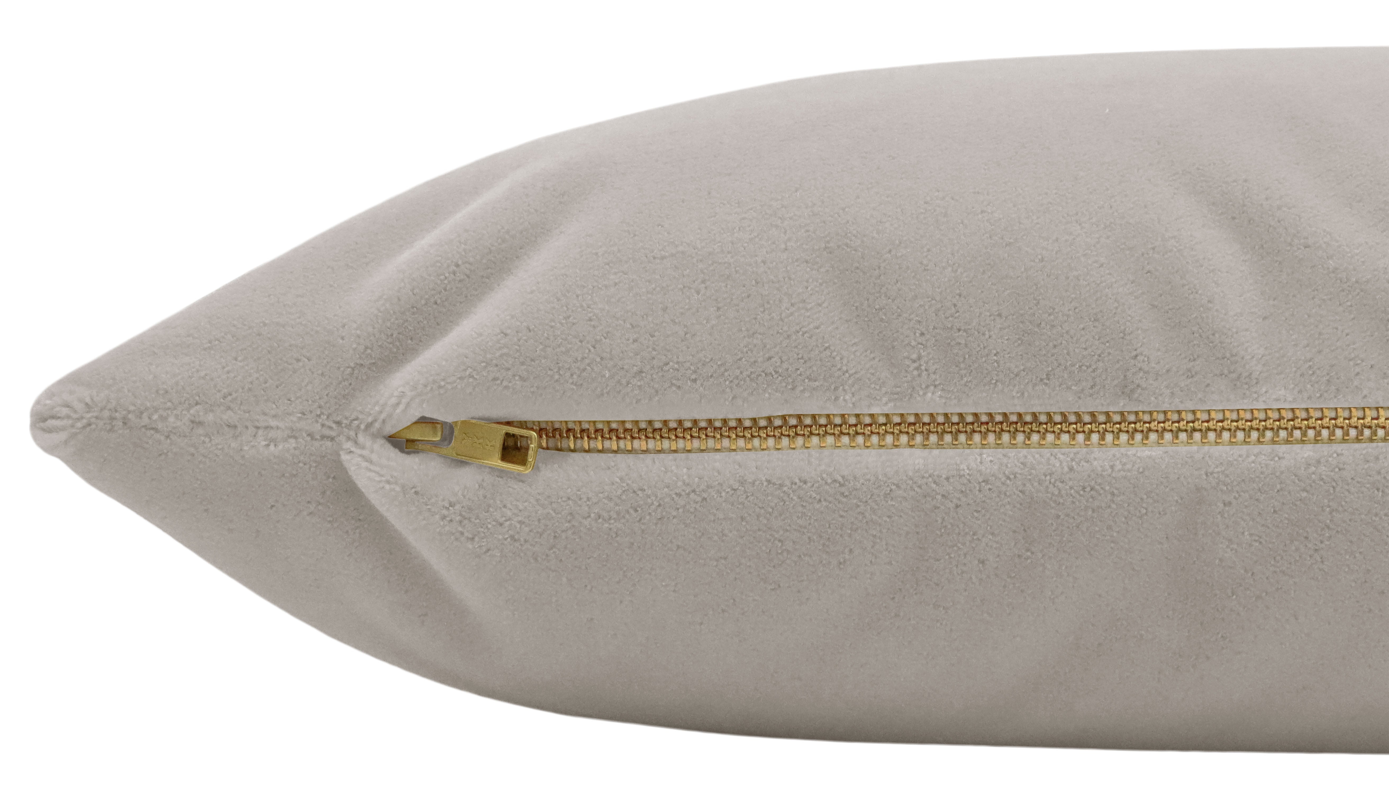 THE XL LUMBAR :: MOHAIR VELVET // DOVE GREY - BY THE YARD - Image 1