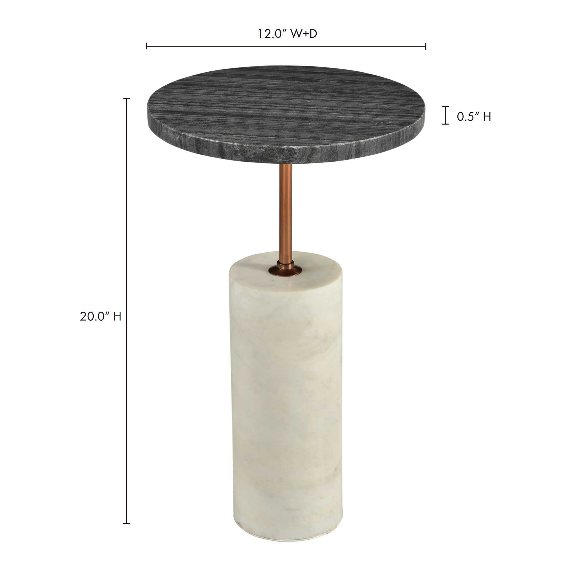 Dusk Accent Table Black - Image 6