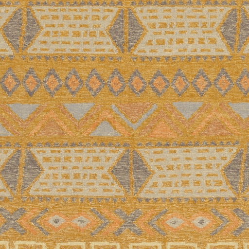 Nomad Orange Indoor 8' x 11' Handmade Rug - Image 1