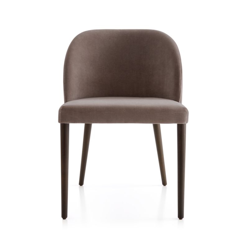 Camille Taupe Italian Dining Chair - Image 3