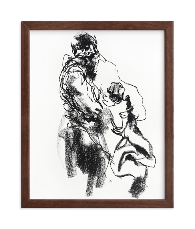 Drawing 469 - Draped Figure Limited Edition Fine Art Print 1 - Image 0