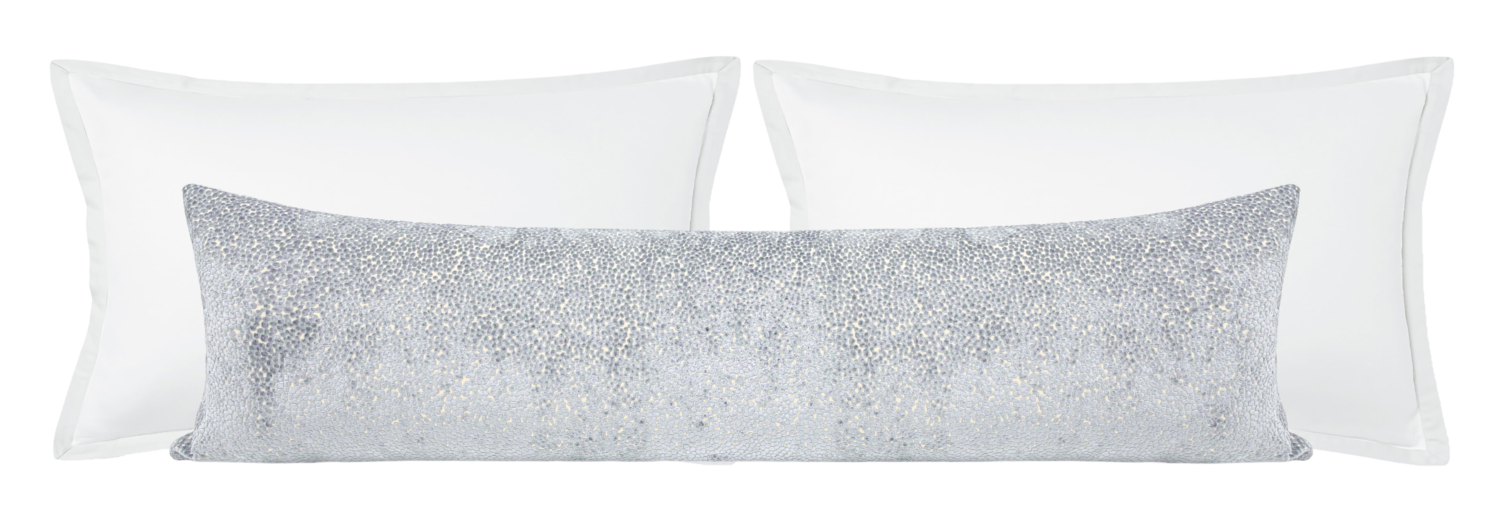 THE XL LUMBAR :: COSMO CUT VELVET // DELFT - 14" X 48" - Image 0