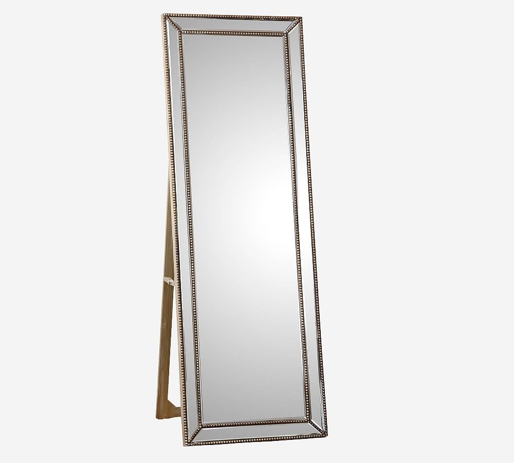 Livermore Floor Mirror, Gold - Image 0