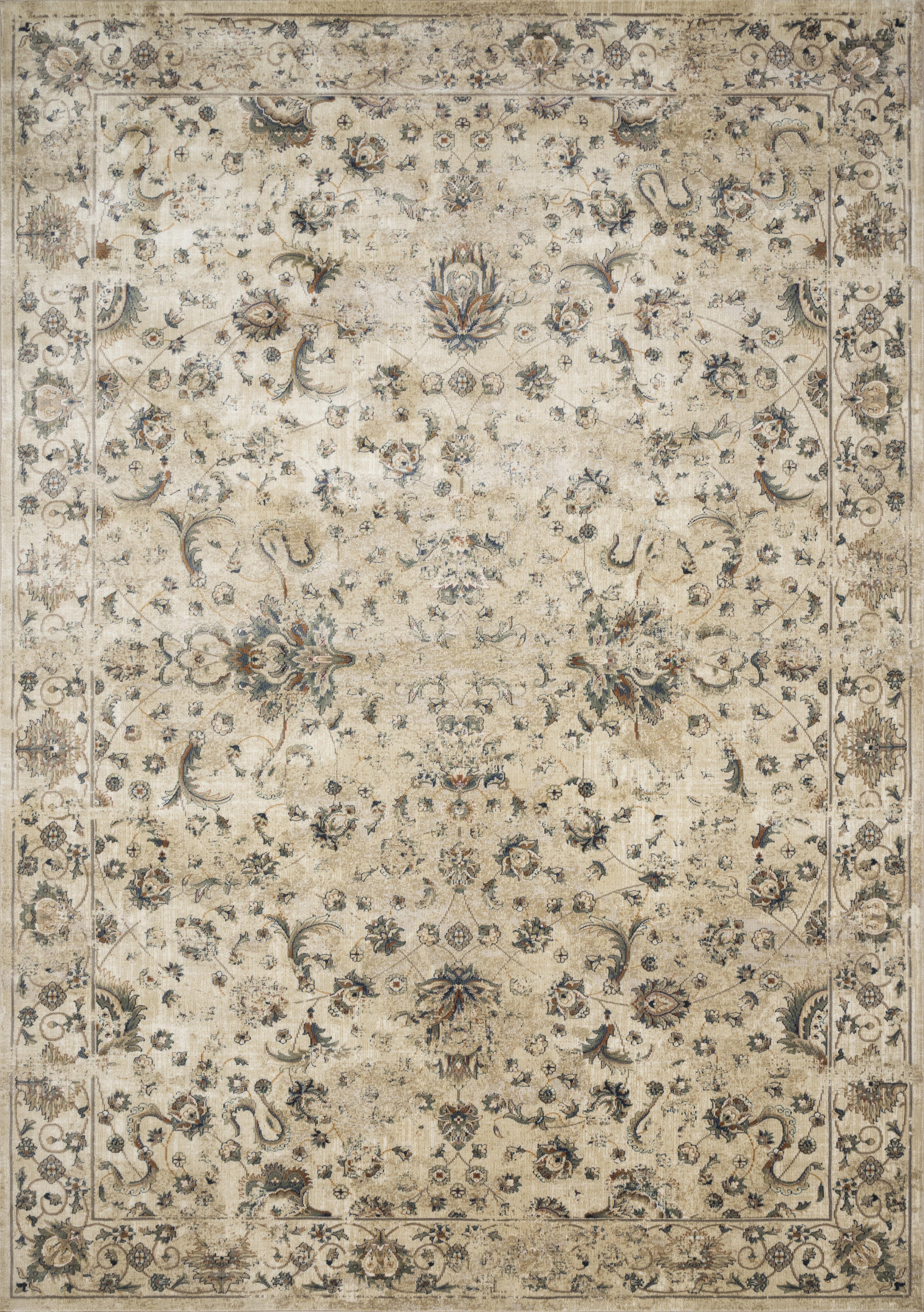 Magnolia Home by Joanna Gaines EVIE VU-04 IVORY / MULTI 5'-1" x 7'-8" - Image 0