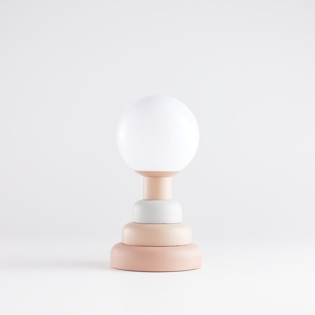 Henley Pink Stacked Table Lamp - Image 0