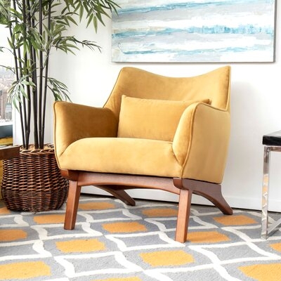 Shirley 26" W Velvet Armchair - Image 0