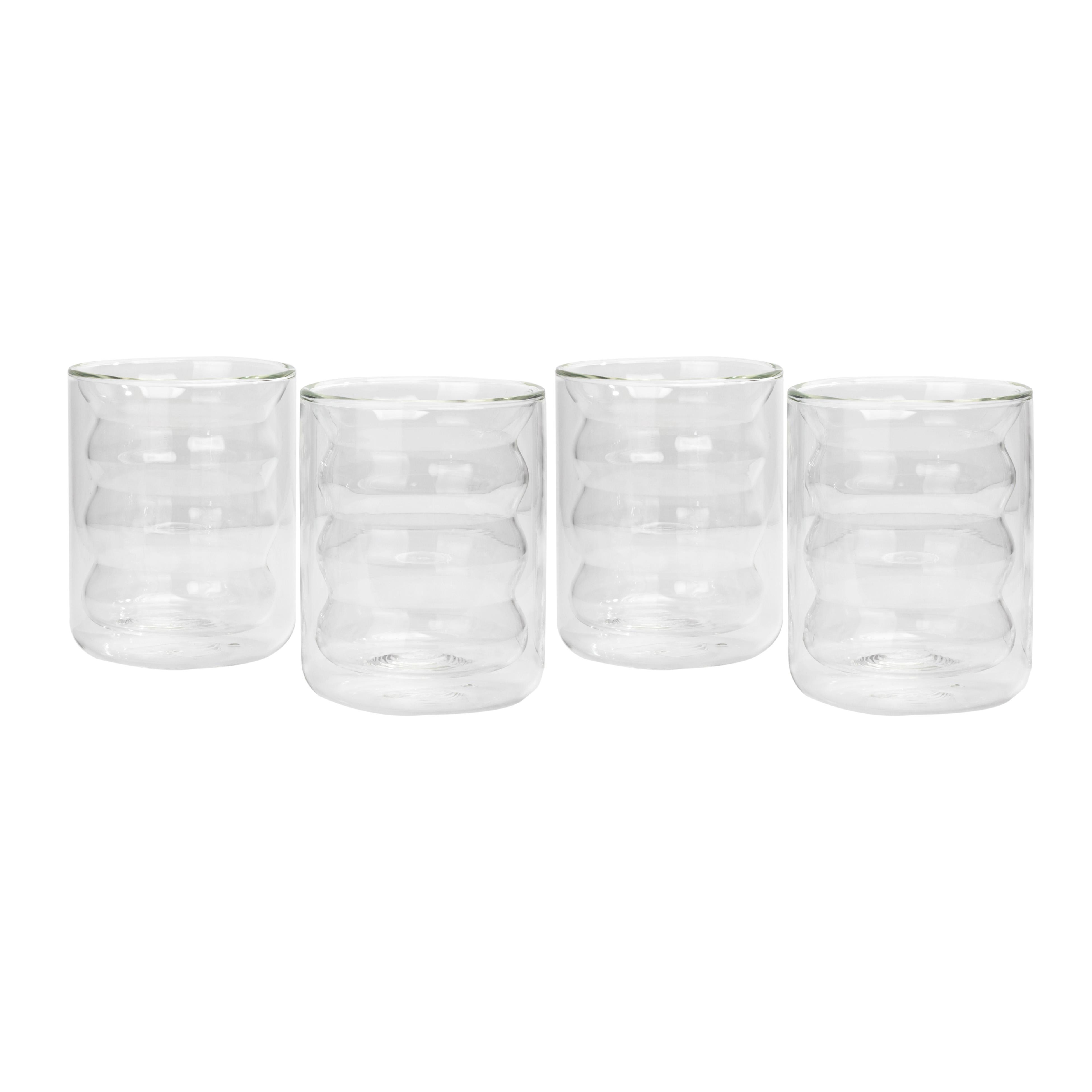 Waves Clear Water Glass - Set of 4 - Image 3