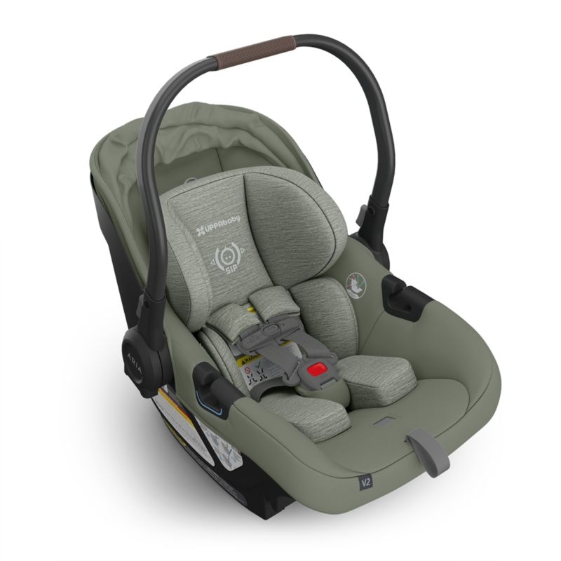 UPPAbaby Aria V2 Evelyn Green Infant Car Seat and Base - Image 6