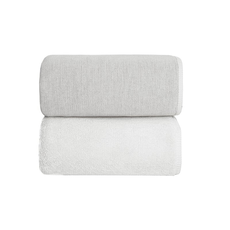 Graccioza Bath Towel Color: White - Image 0