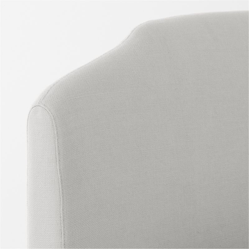 Edo Grey Linen Queen Bed - Image 1