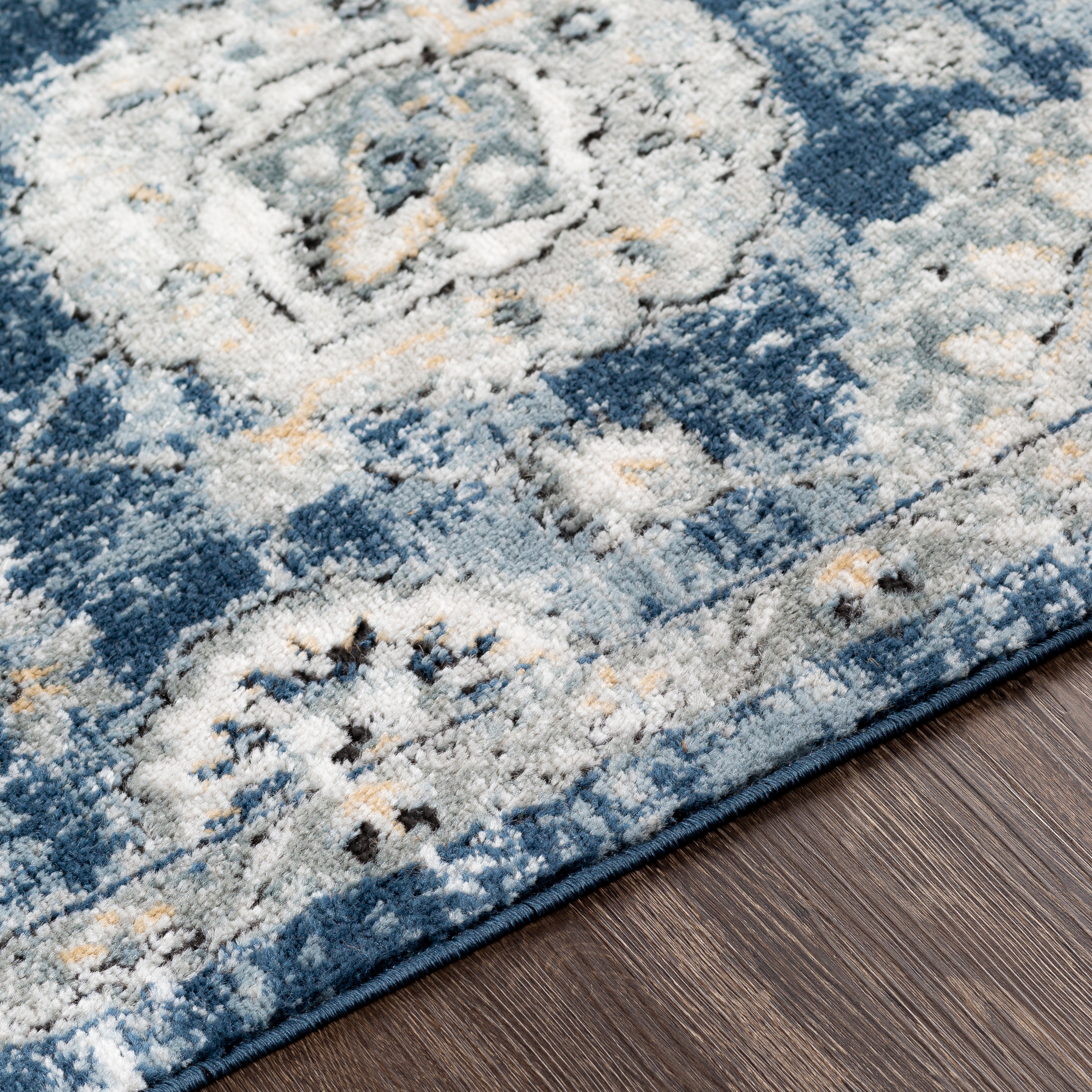 Jolie Blue Indoor 8'10" x 12' Machine Woven Rug - Image 3