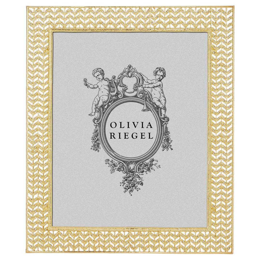 Olivia Riegel Stanton Beveled Metal Single Picture Frame in Silver - Image 0