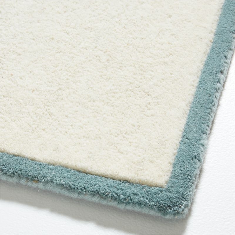 Modern Basketball Court Wool Kids Colorful Area Rug 5'x8' - Image 3