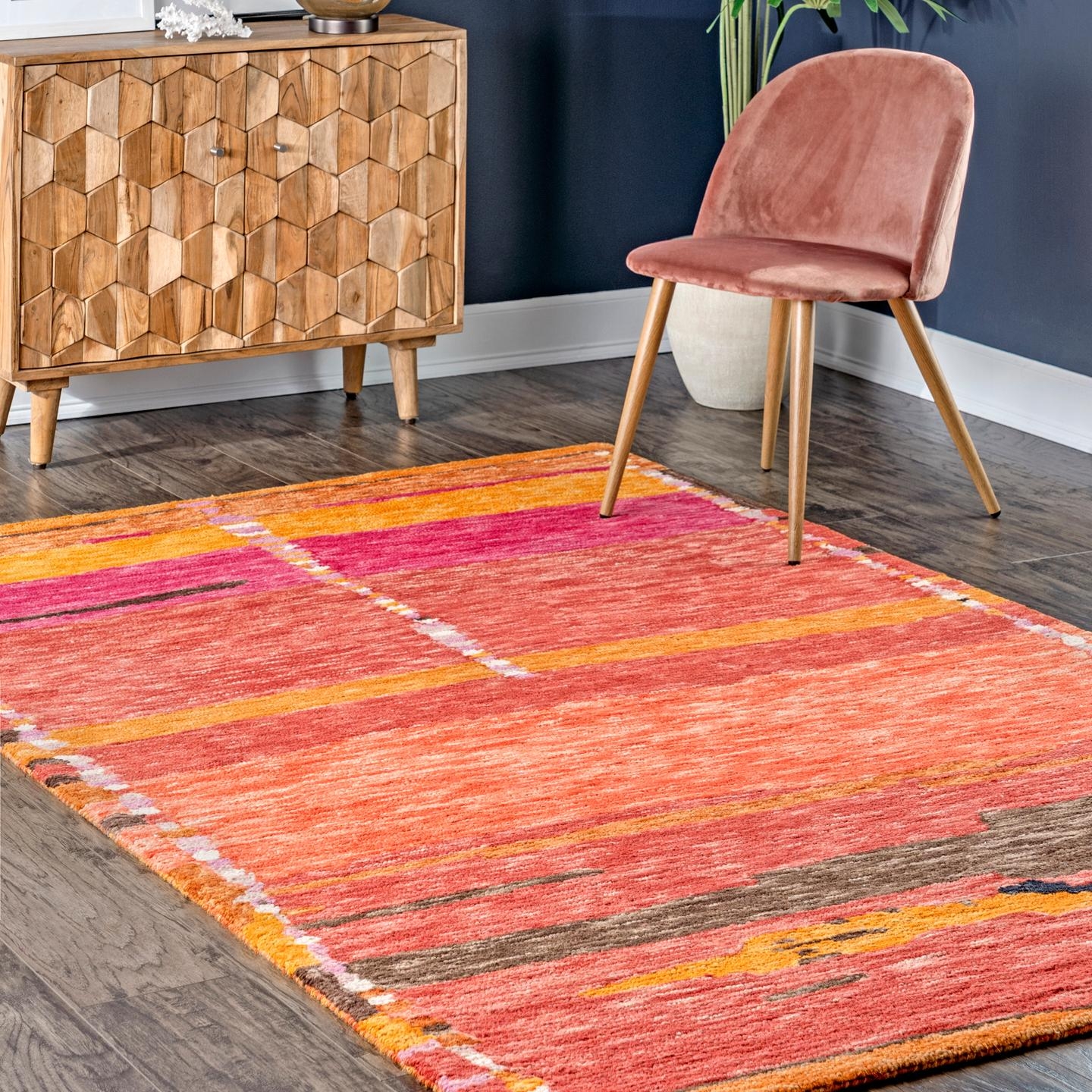 Elliott Modern Abstract Area Rug - Image 0