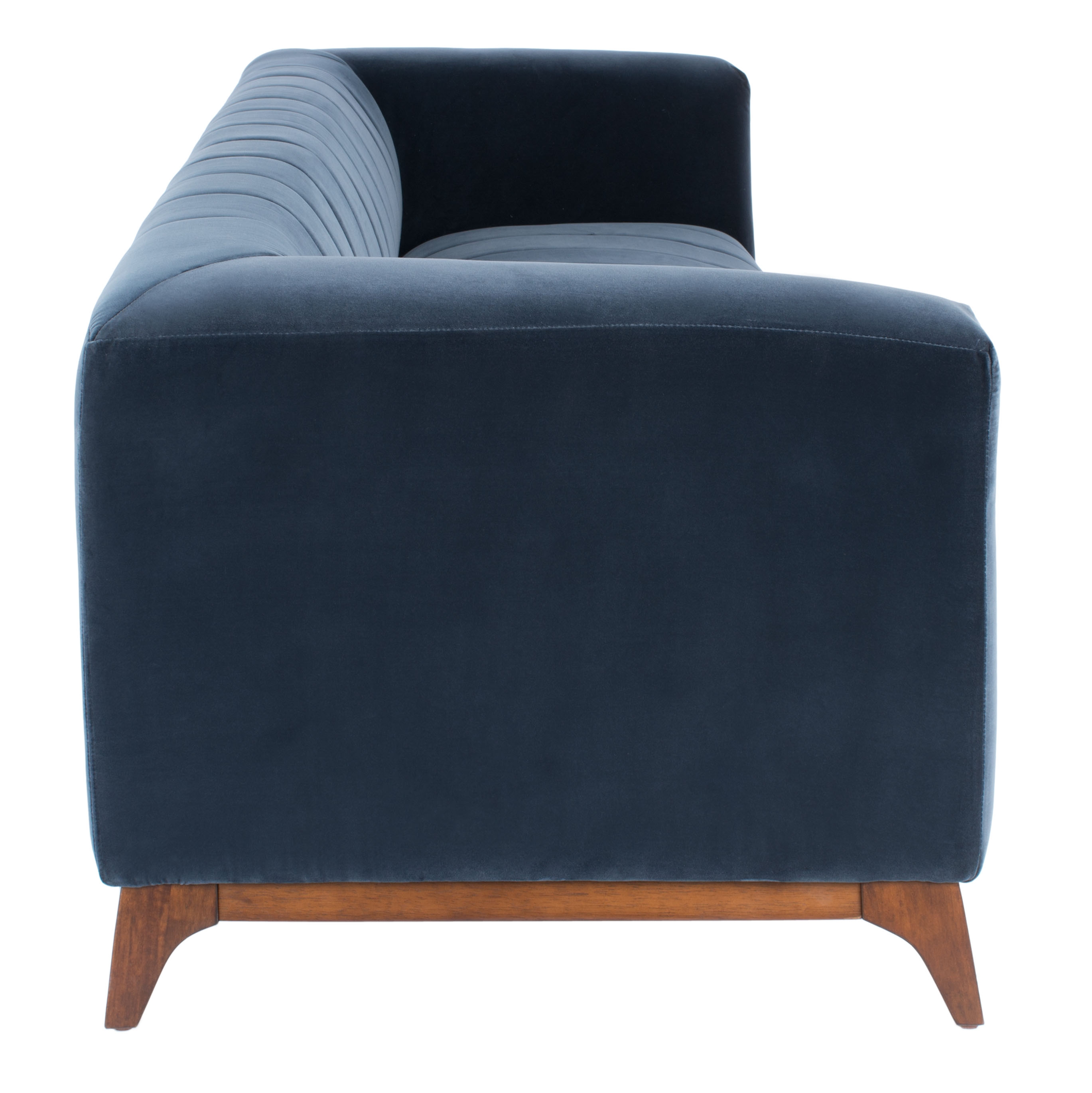 Dixie Channel Tufted Sofa - Navy - Arlo Home - Image 1
