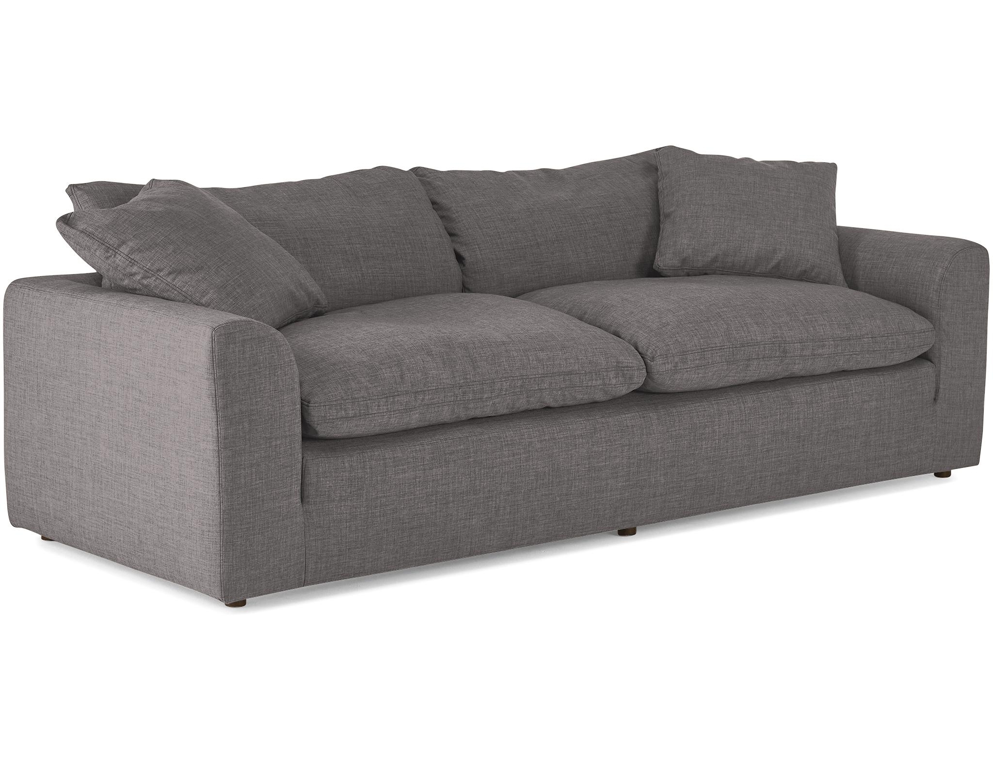 Gray Bryant Mid Century Modern Sofa - Taylor Felt Grey - Image 1