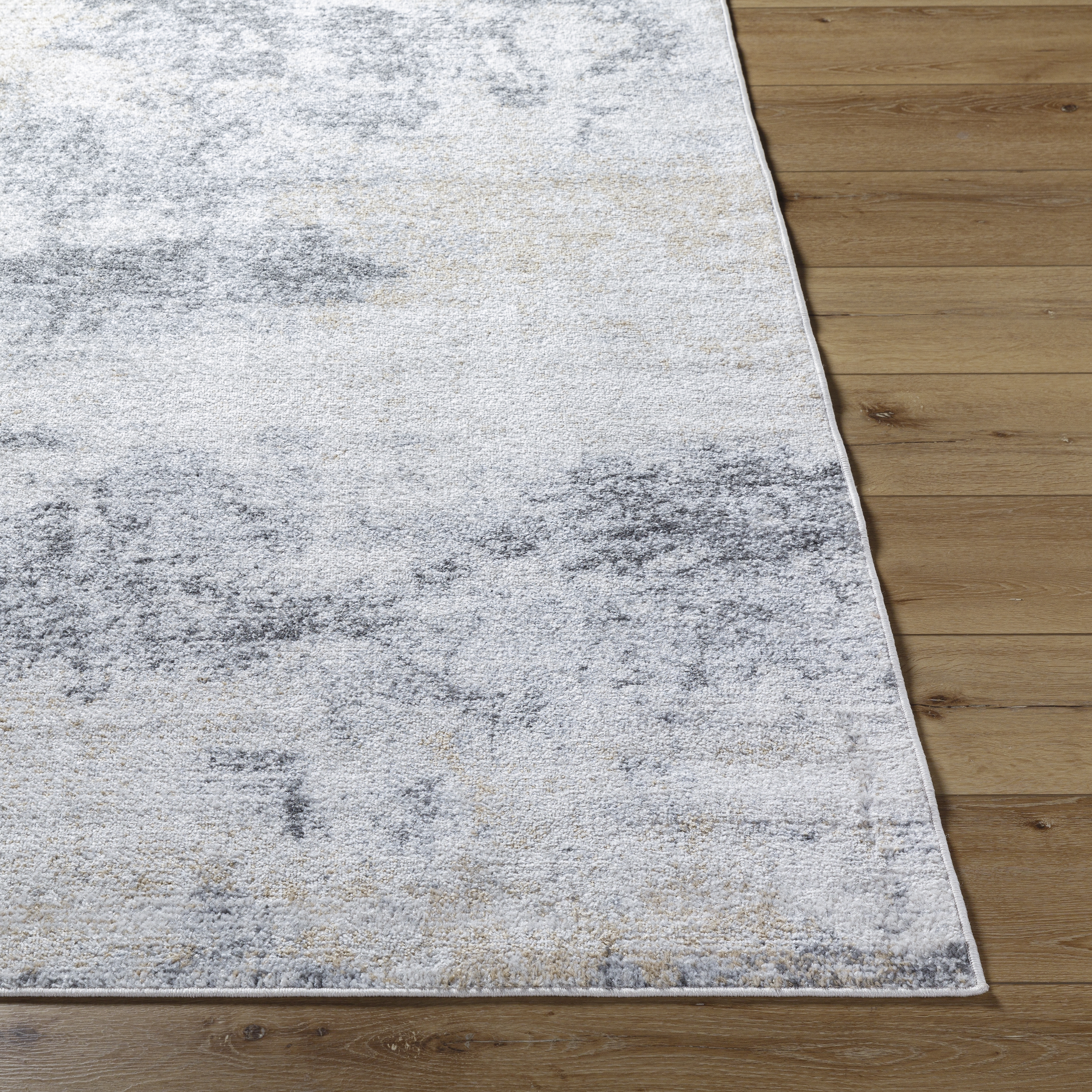 Harput Gray Indoor 8'10" x 12'6" Machine Woven Rug - Image 1
