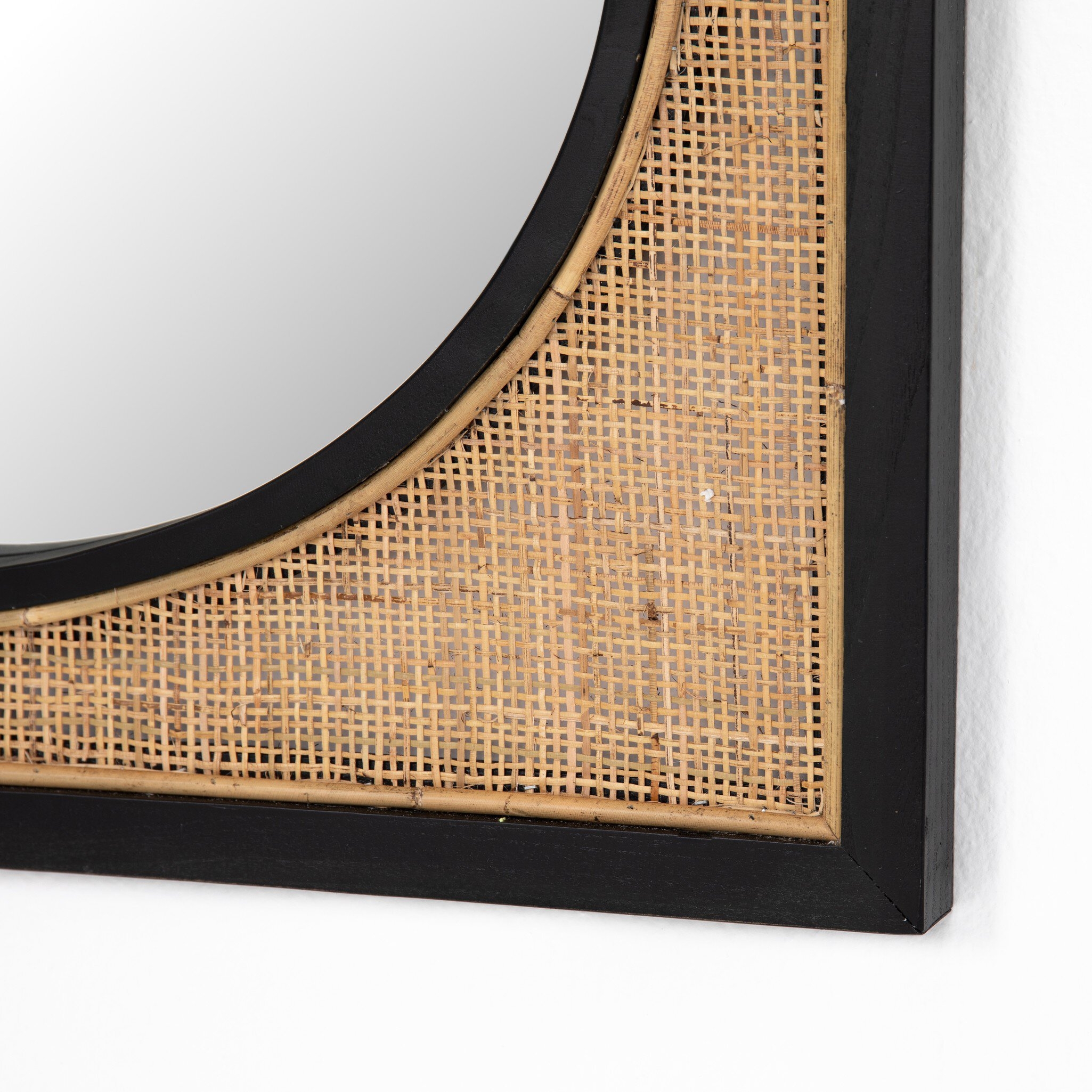 Candon Floor Mirror - Ebony Black - Image 1