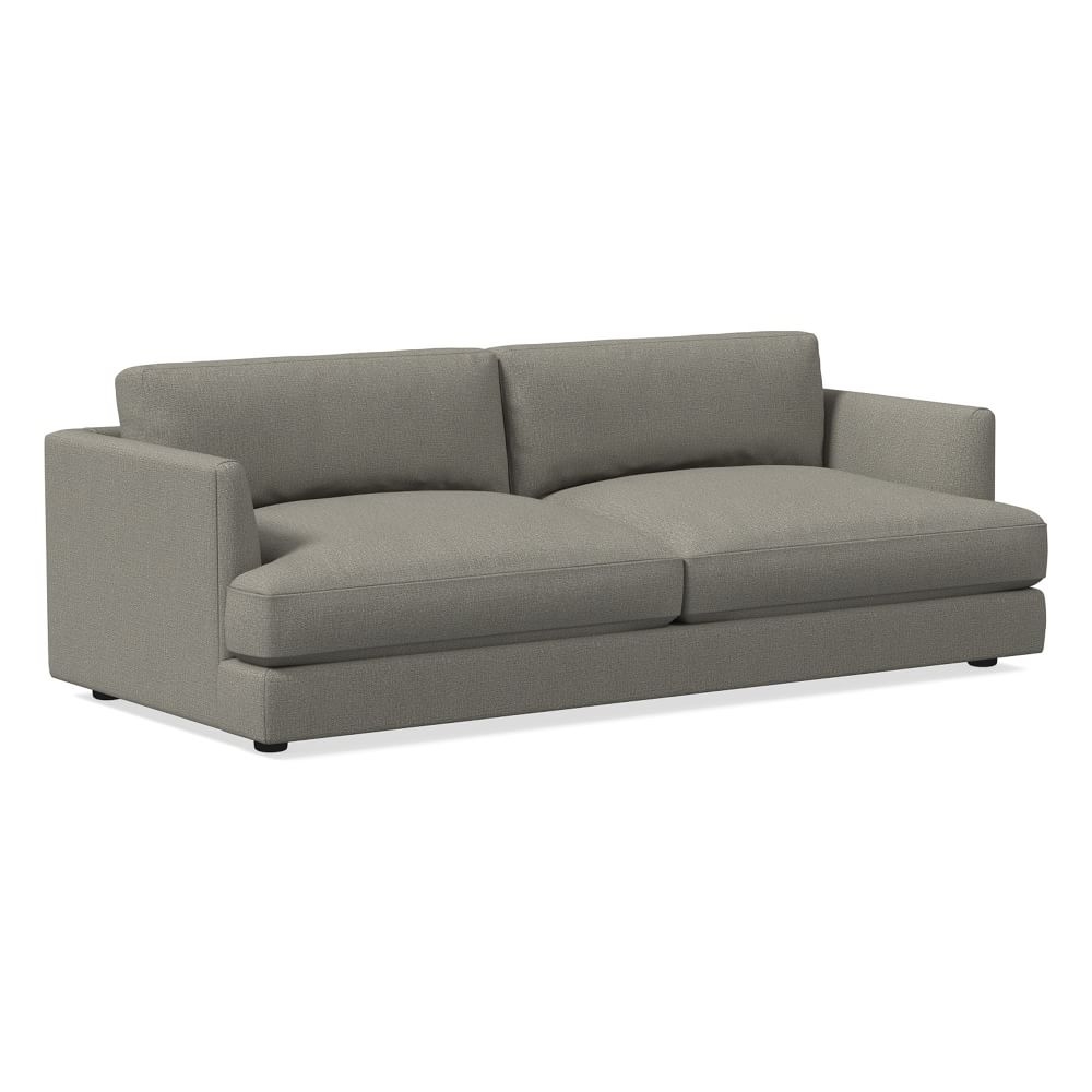 Haven 84" Multi-Seat Sofa, Standard Depth, Performance Basketweave, Silver - Image 0