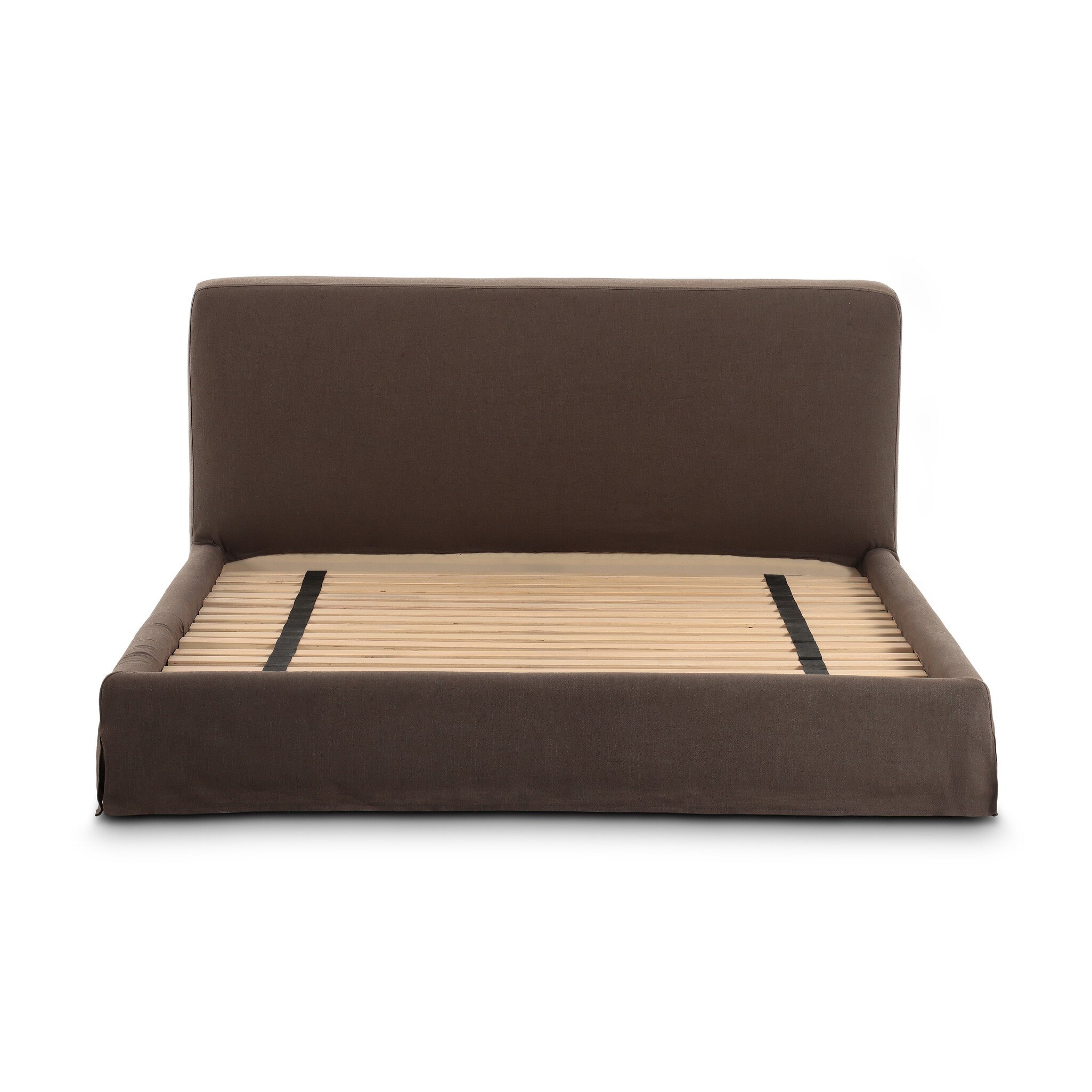 Aidan Slipcover Bed - Savoy Coffee - Image 10
