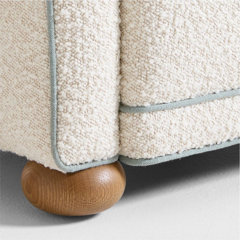 Hatsby Cream Boucle Kids Accent Chair by Jake Arnold - Image 1