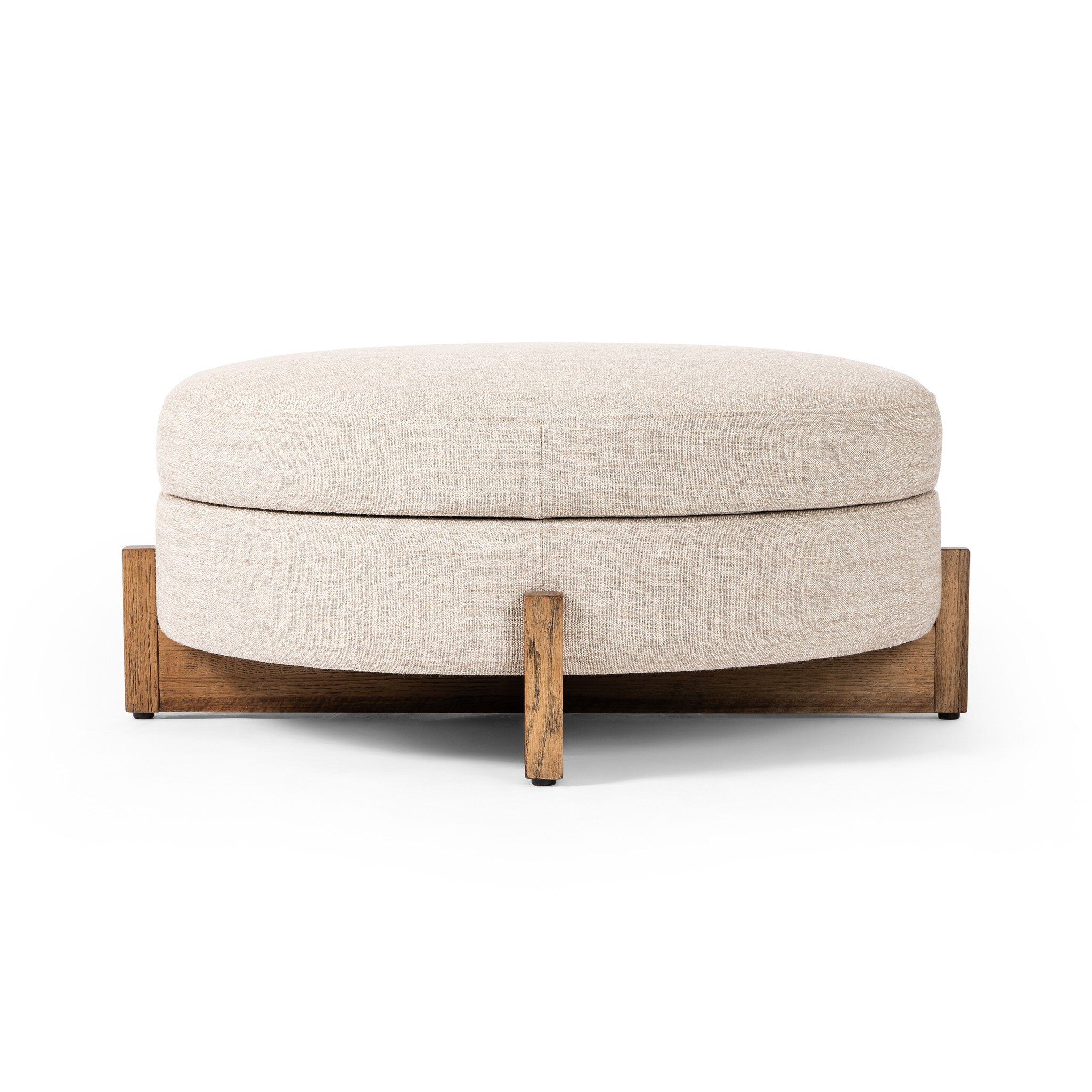 Esben Storage Ottoman - Alcala Wheat - Image 0