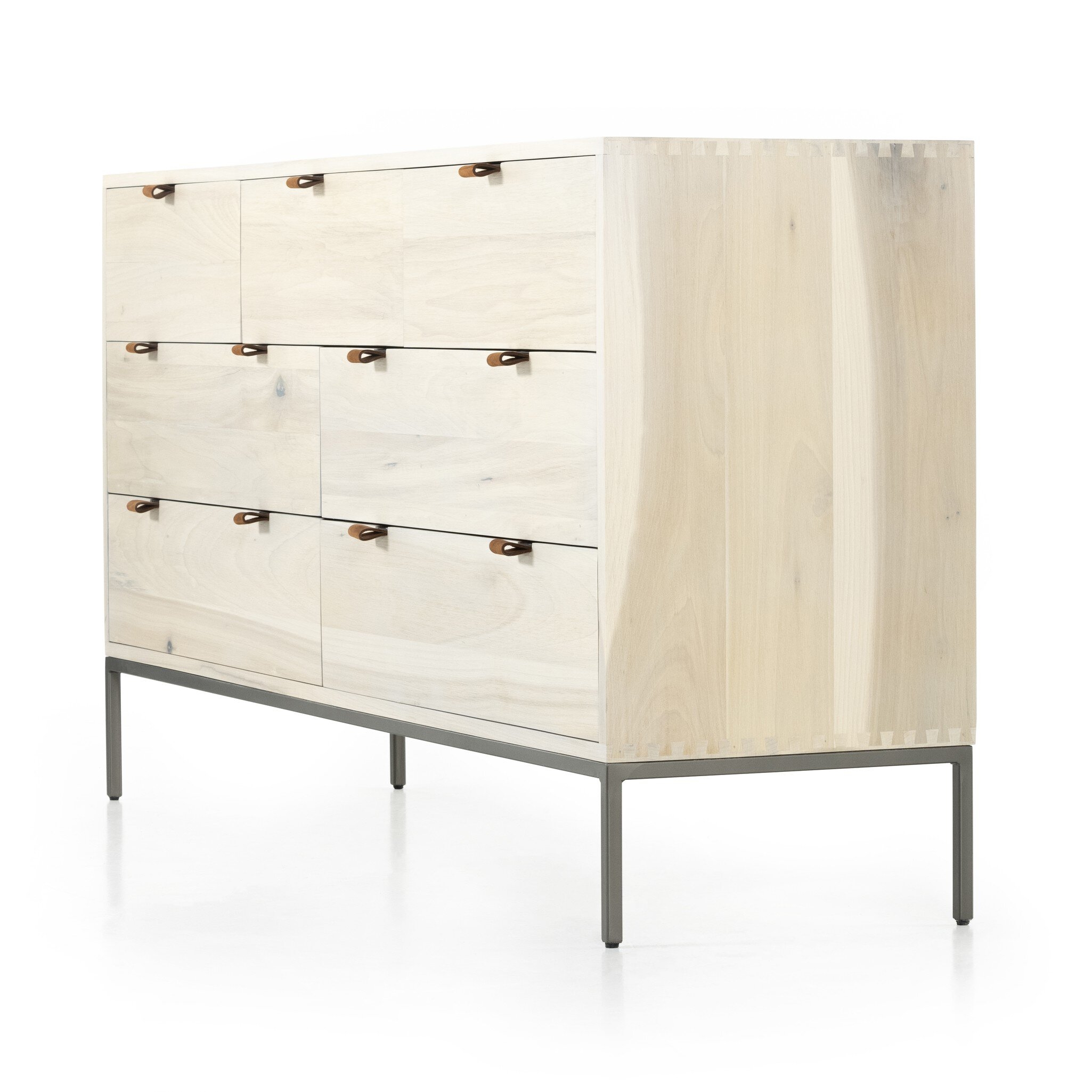 Trey 7 Drawer Dresser - Dove Poplar - Image 7
