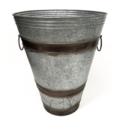 2-Handled Wok Metal Bucket - Image 0