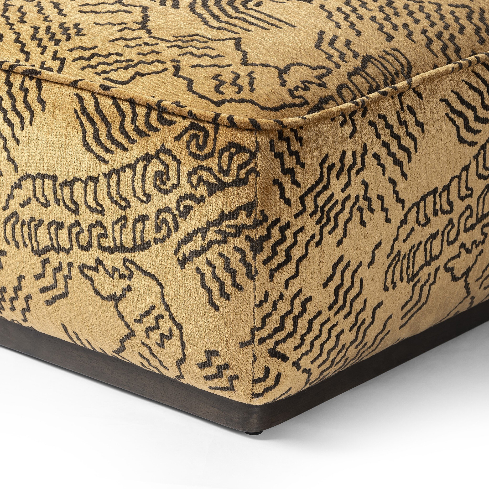 Sinclair Square Ottoman-36" - Balkan Ochre - Image 4
