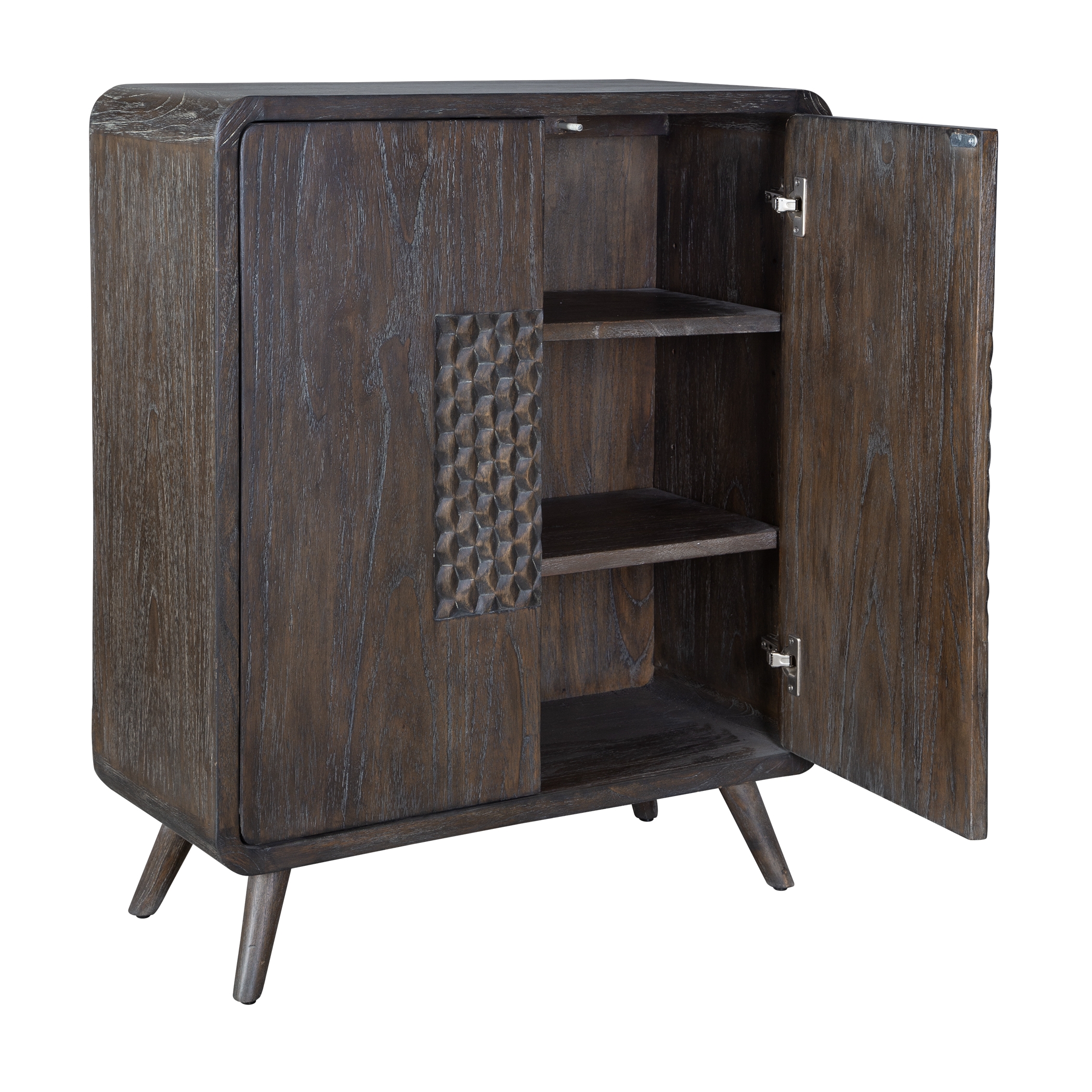 Hausen 2 Door Mid-Century Cabinet - Image 3