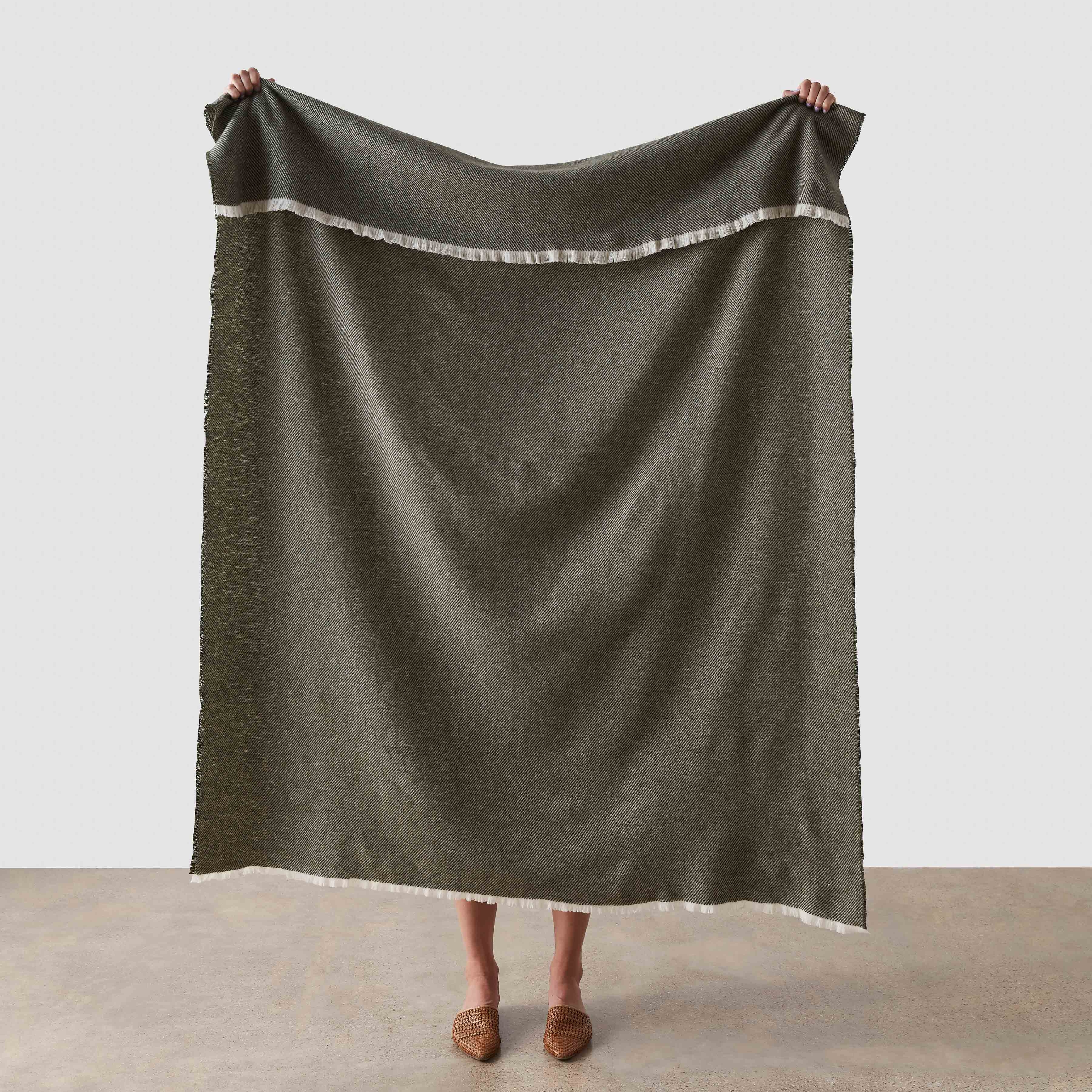 The Citizenry Maeve Merino Throw | Mustard - Image 3