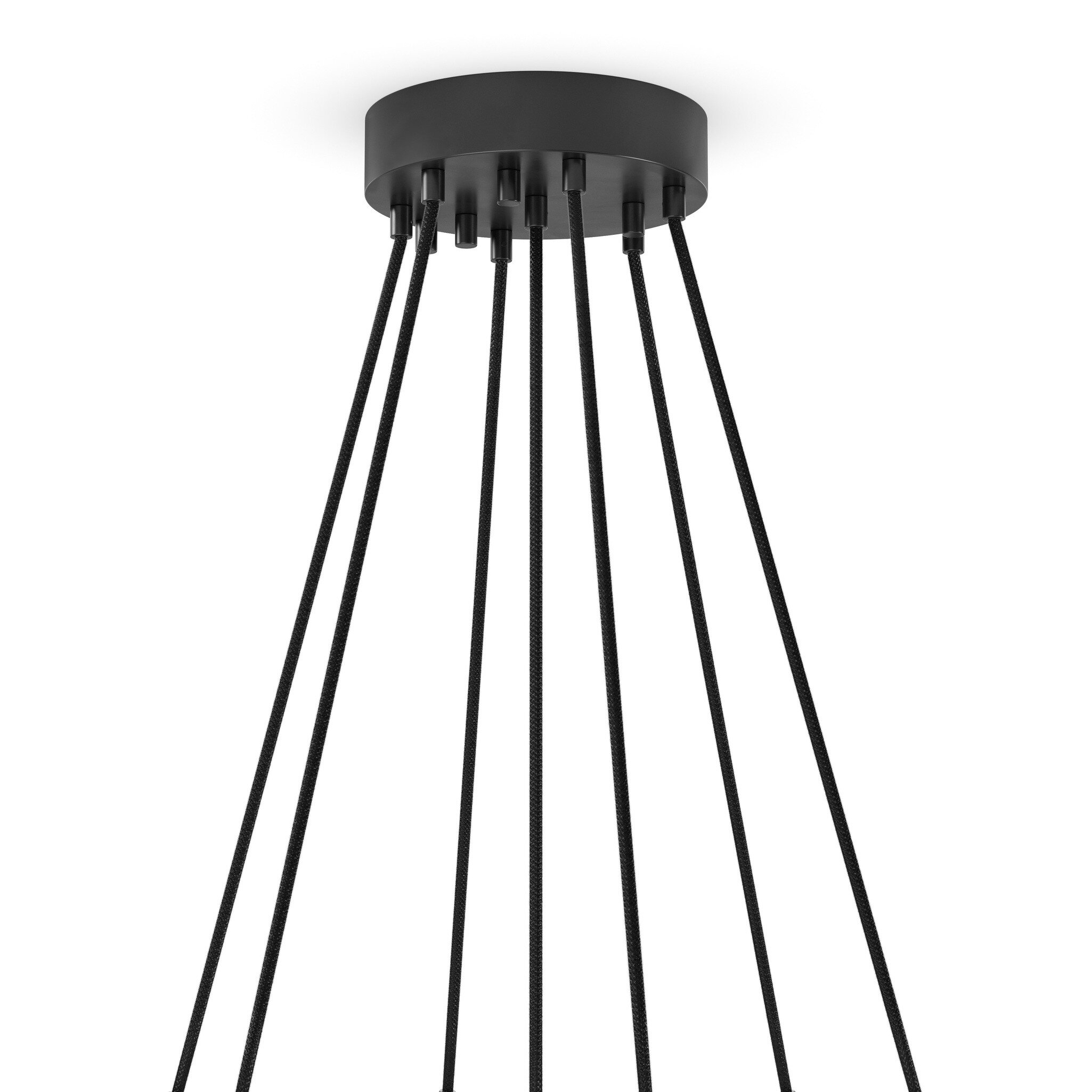 Cloud 7 Globe Chandelier - Clear Glass - Image 5