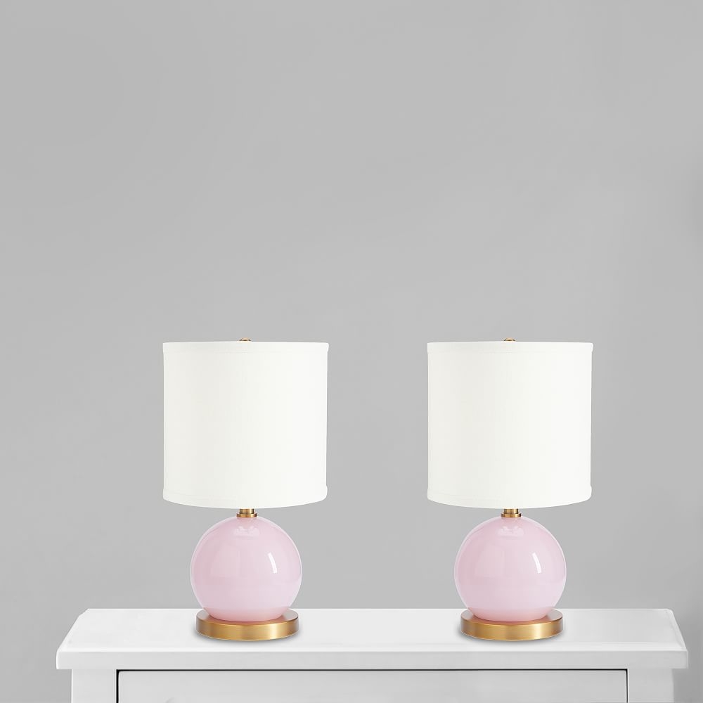 Mini Tilda Table Lamp, Blush, Set of 2 - Image 0