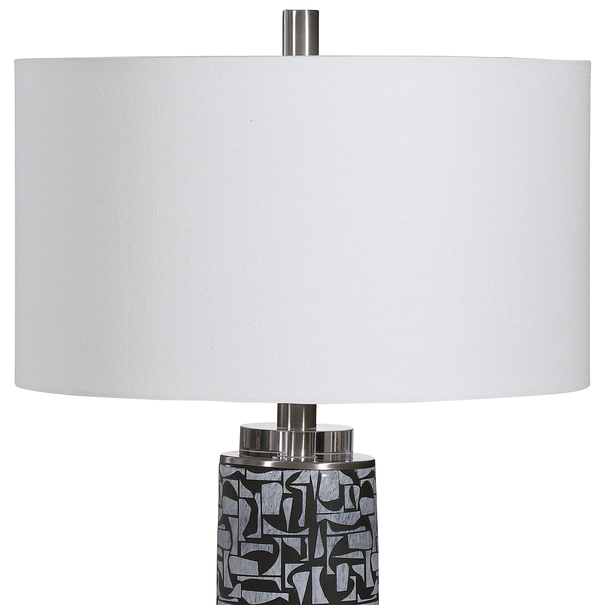 Kramer Gray Black Table Lamp - Image 4