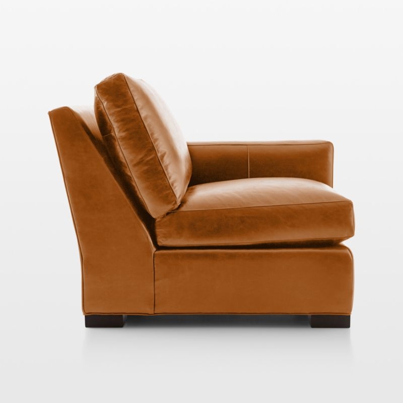 Axis Leather Right-Arm Chair Sectional Piece - Image 3