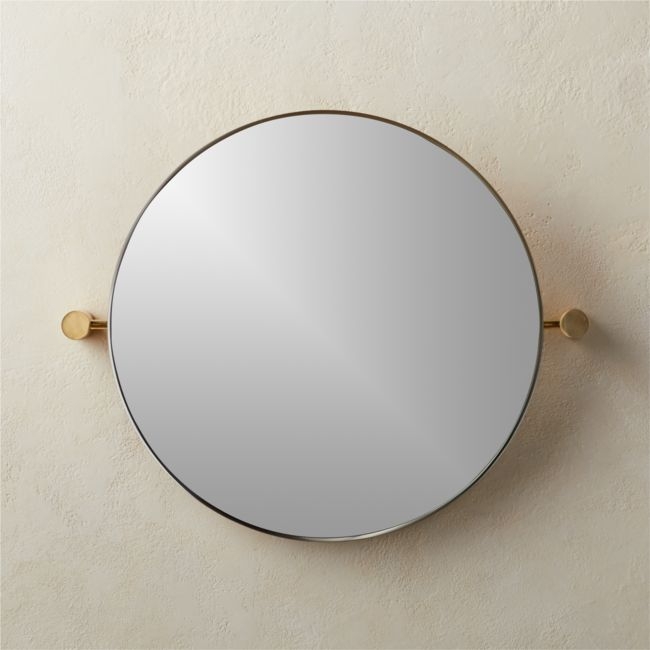 Tilt Round Bathroom Mirror 24" - Image 0