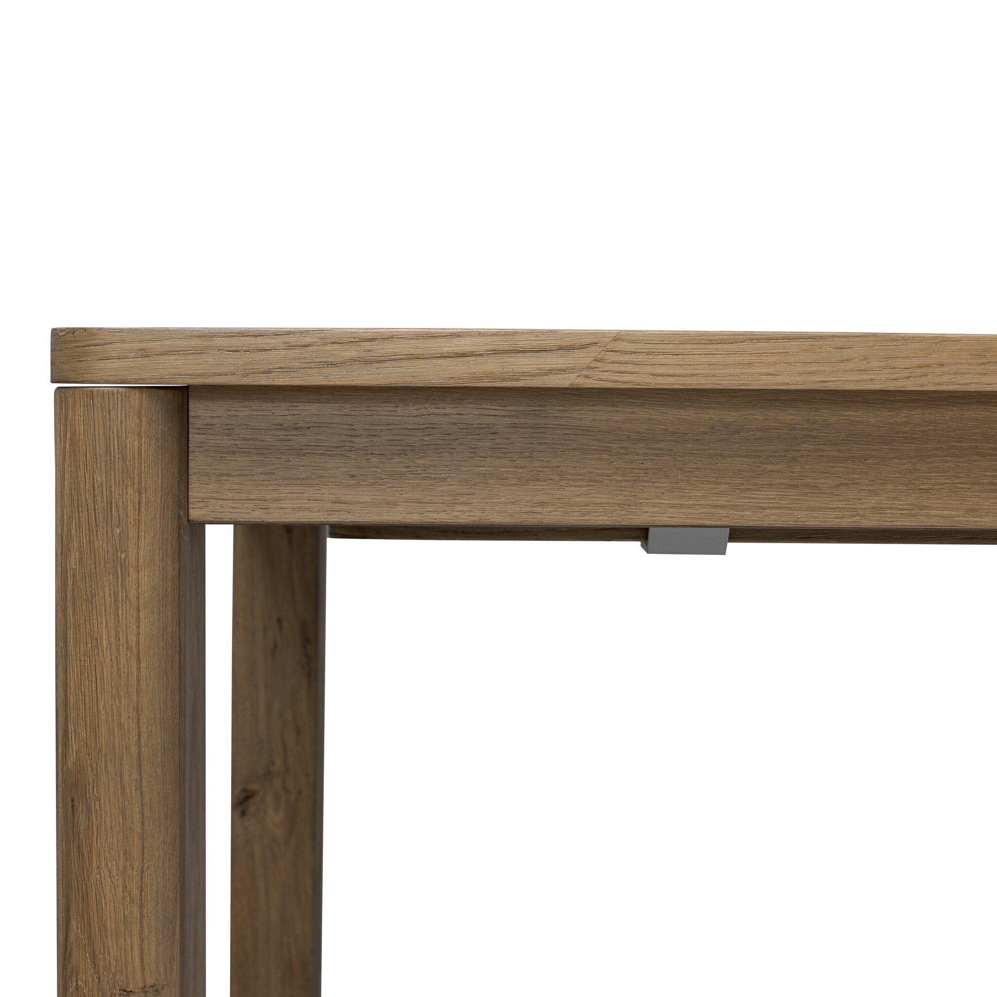 Noeline Double Extension Dining Table - Resawn Worn Oak - Image 4
