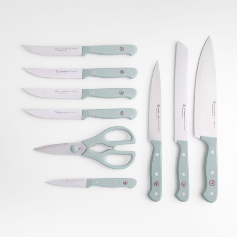 Wusthof ® Gourmet Blue 10-Piece Knife Block Set - Image 3