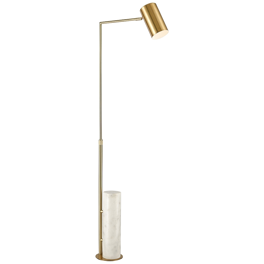 Dimond Dien Honey Brass Metal Adjustable LED Arc Floor Lamp - Style # 544R0 - Image 0