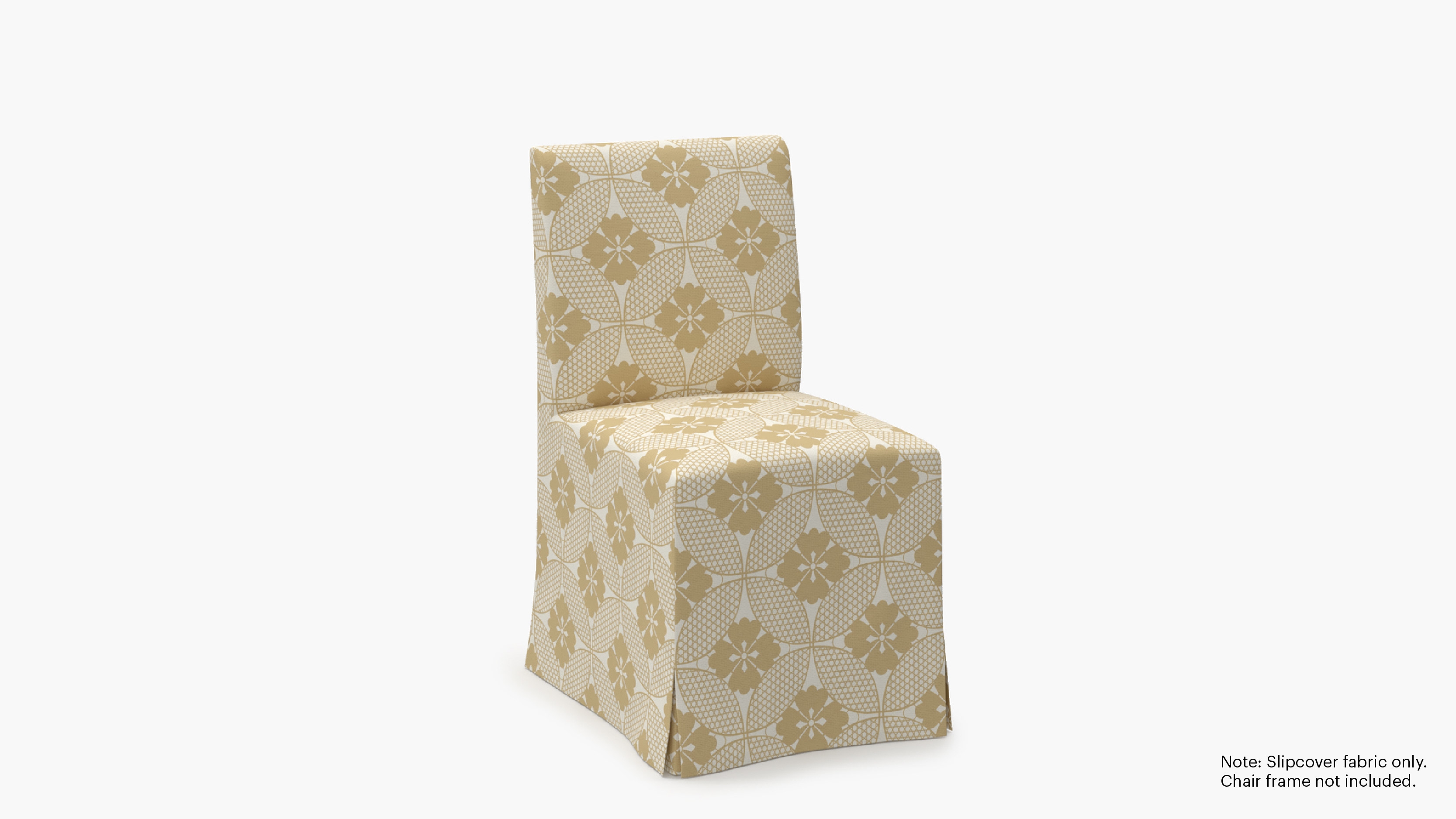 Slipcovered Signature Dining Chair - Cover Only, Rattan Solaire - Image 1