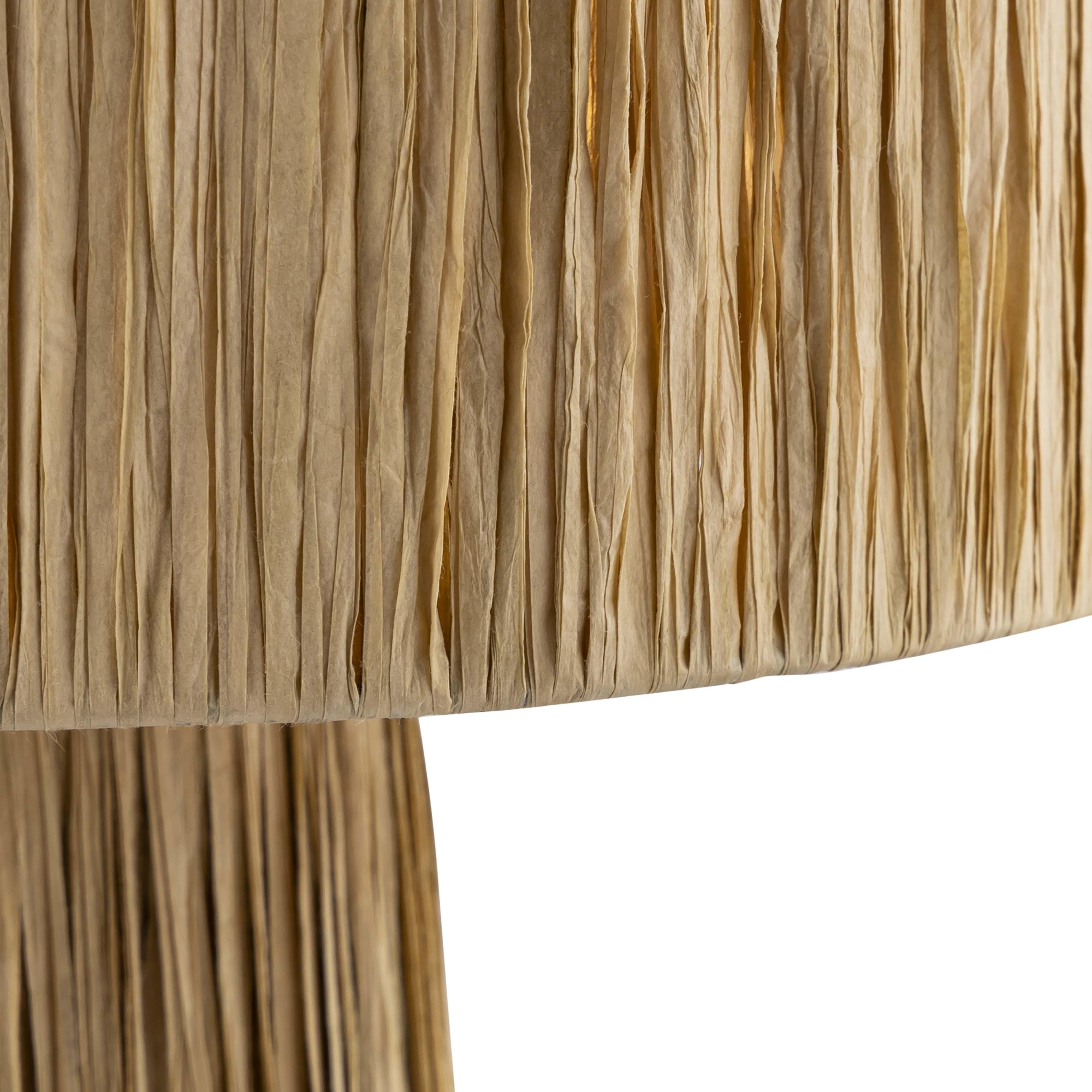 Shelby Raffia Natural Table Lamp - Image 4
