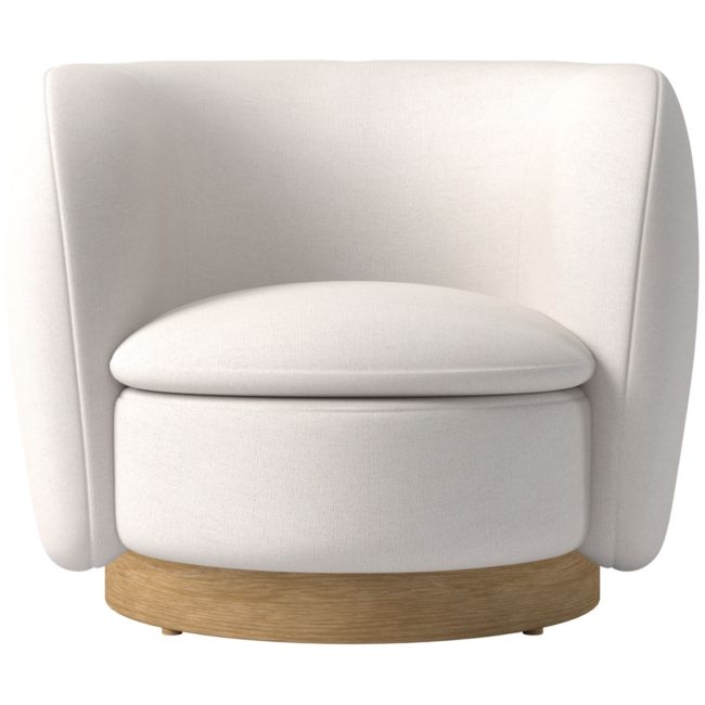 Muir Swivel Chair Nomad Pebble - Image 0