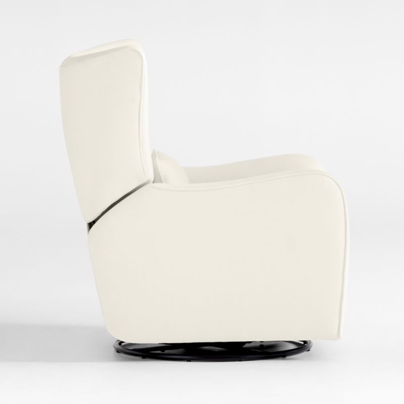 Aurora Cream Nursery Electronic Power Recliner with Night Light - Image 7