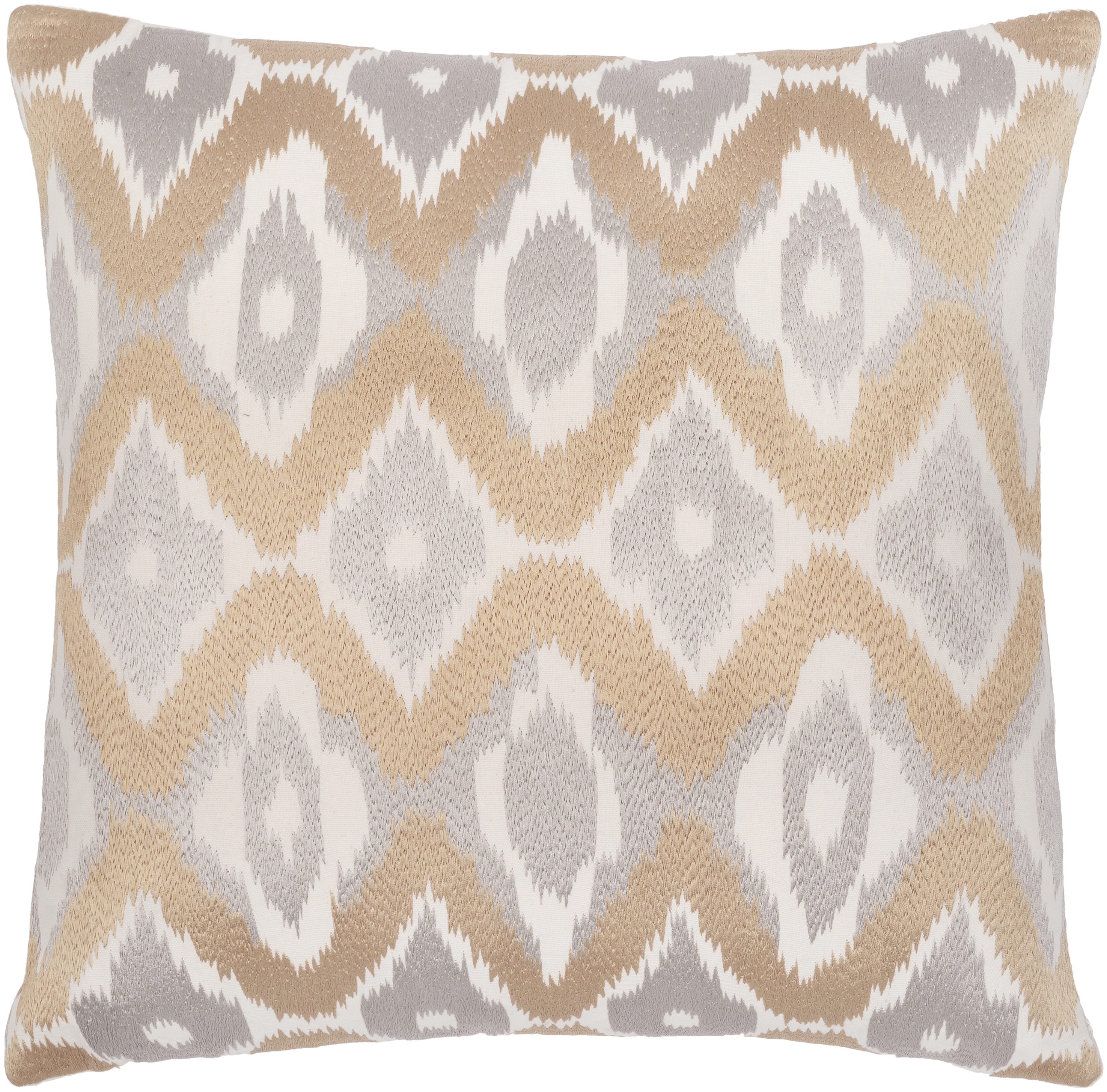Ikat Luxe IKL-002 18"L x 18"W Pillow Cover - Image 0